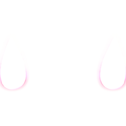 💗 [GLOWING] Pink White Horn Cute Short