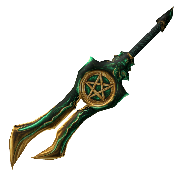 Emerald Twin Blade