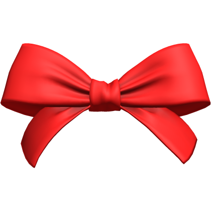 Red Coquette Oversized Hair Bow