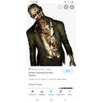 Halloween and zombie group