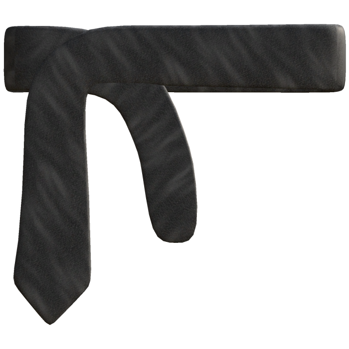 Black Tie Belt