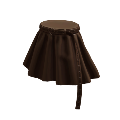 Brown skirt roblox outlet