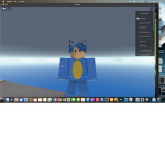 blue and friend