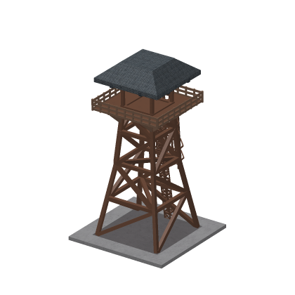 🌺 Sniper Tower the rake fire watch-tower Old Ro