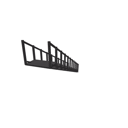 Metal stairs