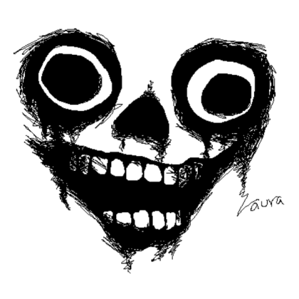 Scary Laura Horror Face Roblox decal