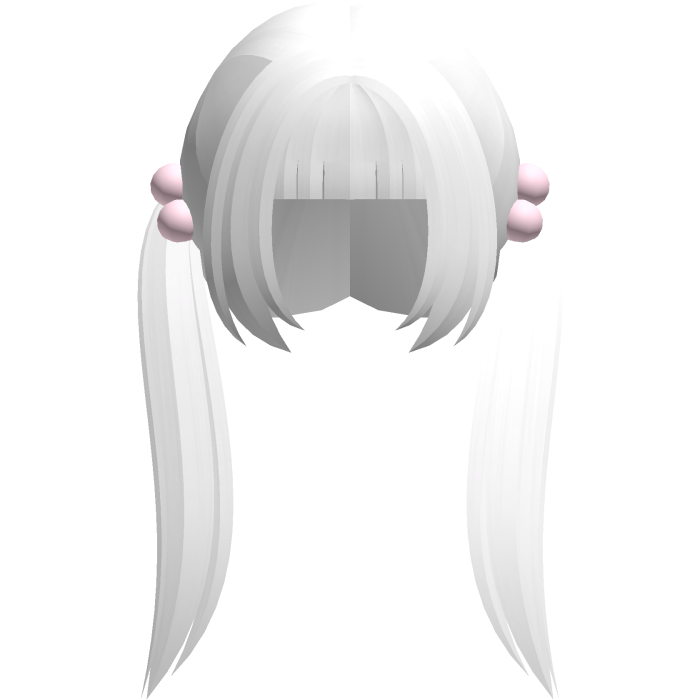 white black alt moe straight bobble pigtails