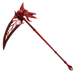 Crimson Bone-Reaper Scythe