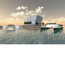 Boat & Buildings icon