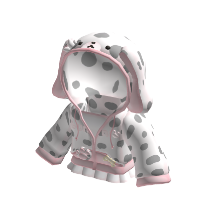 Cowprint Cute Bunny Jacket