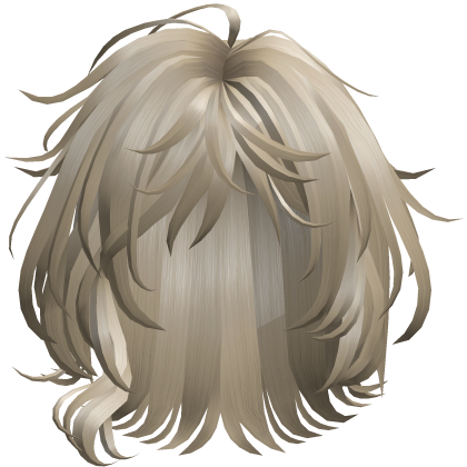 Soft Wavy Shag Hair - Blonde