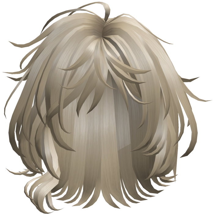 Soft Wavy Shag Hair - Blonde