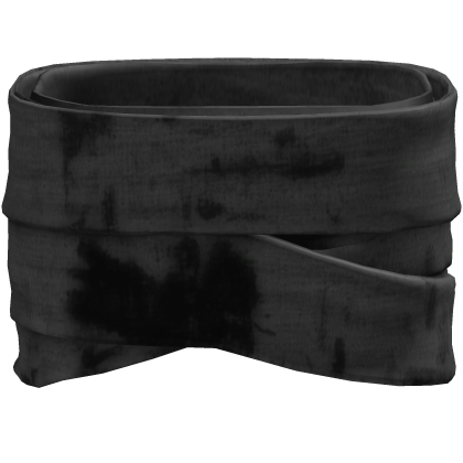 Black Dirty Bandage Right Arm Wrap