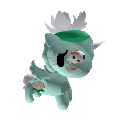 Tokidoki water lily fish unicorno blue pony r6