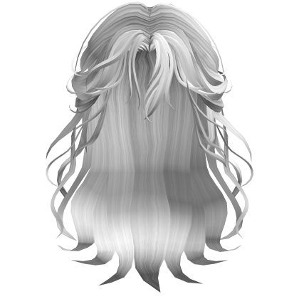 White Curtain Bangs