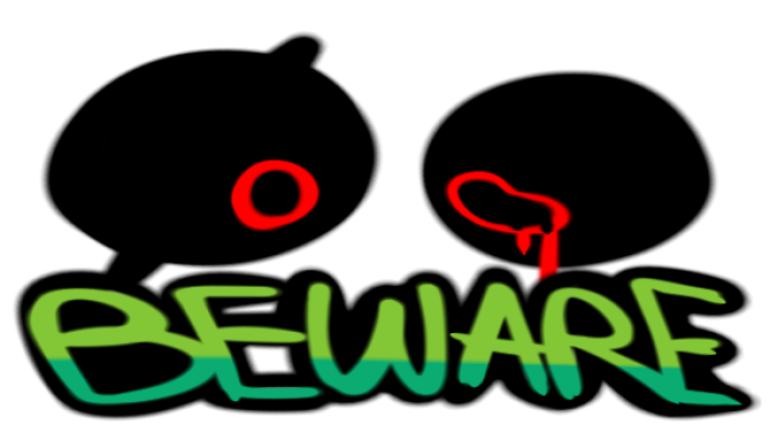 "Beware" graffiti - Piggy Roblox decal