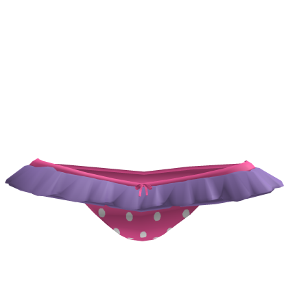 Ruffle Bow Skirt (Pink and Purple) Roblox item