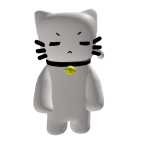 Cat backpack white rigo