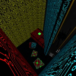 Neon Black flood escape map icon
