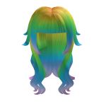 Stylish Rainbow Hair