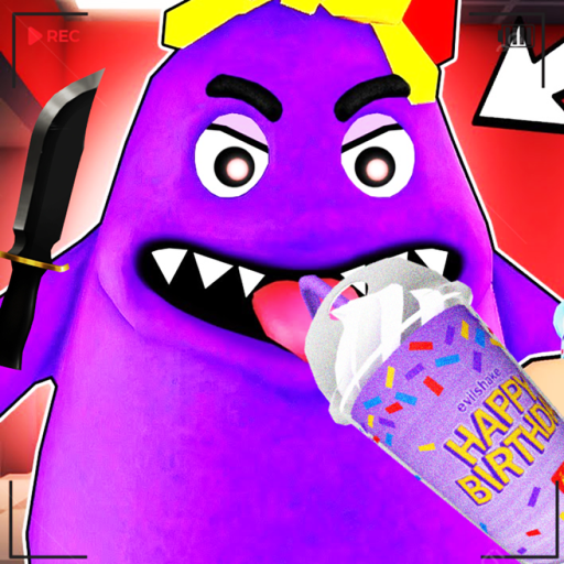 ESCAPE EVIL🔪 GRIMACE SHAKE!🥤 (Obby!)