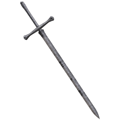 Medieval Silver Sword of the Fallen Knight Back Roblox item