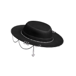 Dark Chained Sun Brim Hat Cross