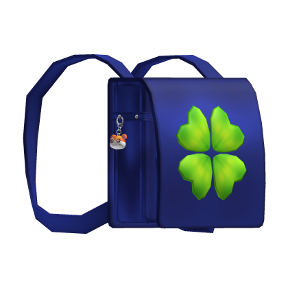 ♡ dark blue hamtaro clover kawaii randoseru