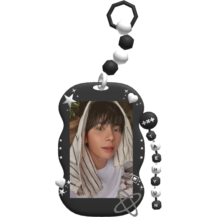 TXT Taehyun Photocard Kpop Keychain