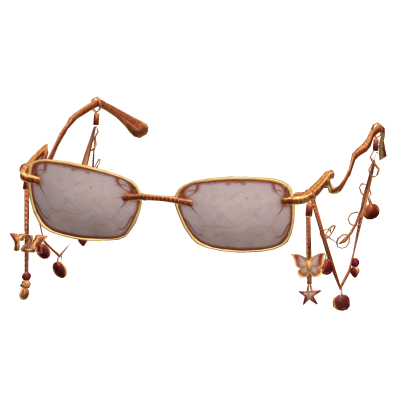 y2k red orange scene sunglasses