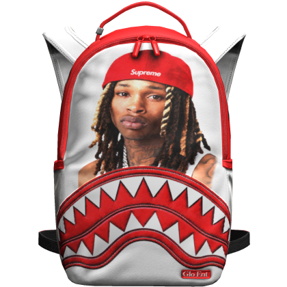 (4.0) Red King Von Sprayground Backpack