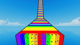 [🌈] Łatwe Rainbow Obby 50+ Etapy!!