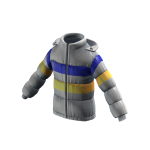 White Puffer Jacket (S)