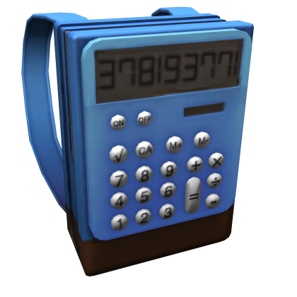 Calculator Backpack