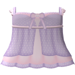 ♡ polka babydoll dress