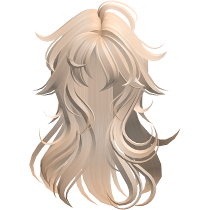 Cute Messy Blonde Hair Roblox item