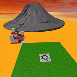 Surive the Volcanic erruption!