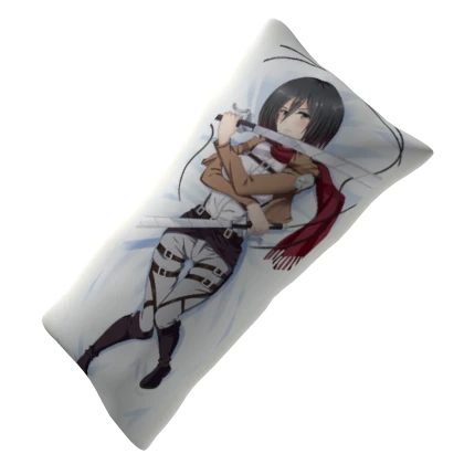 Mikasa Ackerman AOT Body Pillow Dakimakura Roblox Item Rolimon s