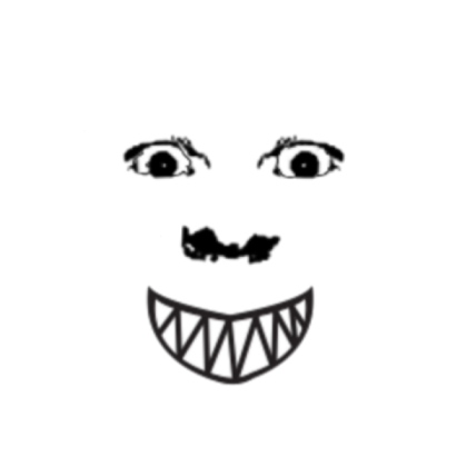 scary face Roblox decal