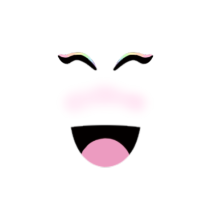 super happy face rainbow pastel | iispxrklesgfx Roblox decal
