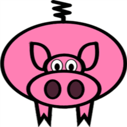 Cartoon Fat Pig Roblox decal