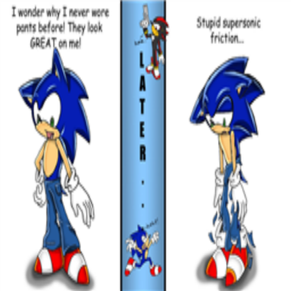 Funny Sonic Comic #9 Roblox decal