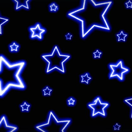 y2k arcade blue stars background wallpaper