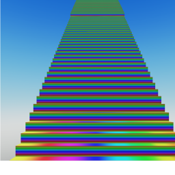 finish the stairs to win