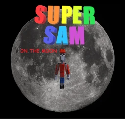 Super Sam™ on the moon! icon