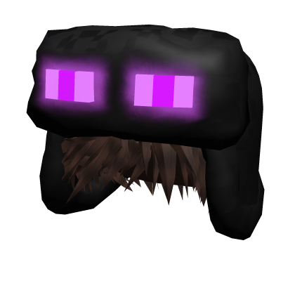 Enderman Boy Brown Hair Hat