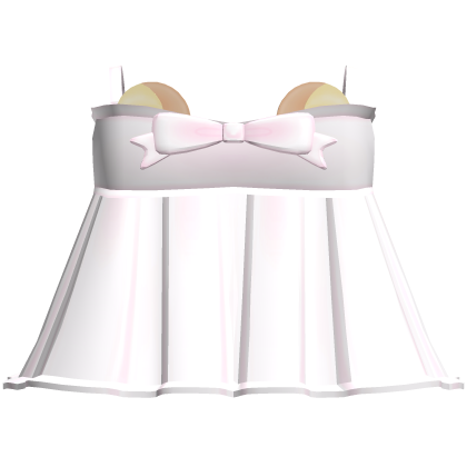 kawaii adorable brown kuma dress in pink w bow <3