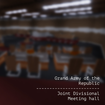 Joint Divisions Meeting hall