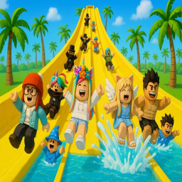 100 Player Waterslide Race (OWNER ADMIN)