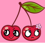 cherries on trees